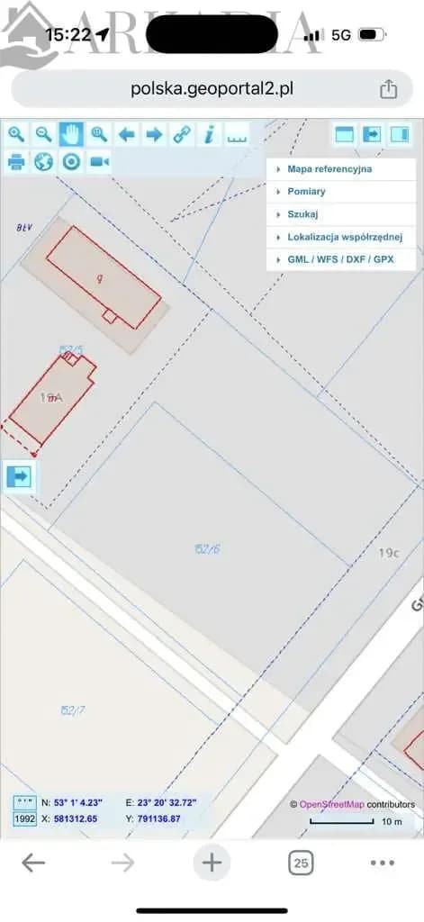 Na sprzedaż działka budowlana w Zabłudowie przy ul Grzegorza Chodkiewicza 1107 m2 cena 225000 — zdjęcie 2