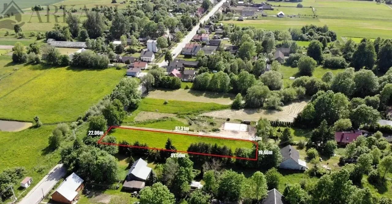 Na sprzedaż działka budowlana w Rafałówce 2008 m2 cena 240000 — zdjęcie 3