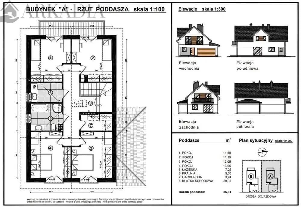 Nowoczesne domy w stanie surowym zamkniętym w Dojlidach 185 m2 cena 699000 — zdjęcie 5